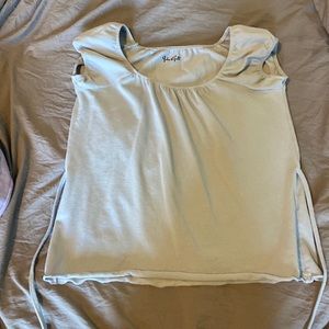 brandy melville light blue top